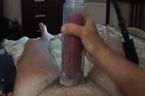 non-professional penis Pump - Cumming Twice