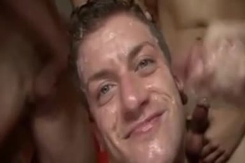 Luscious boyz have a joy gangbang