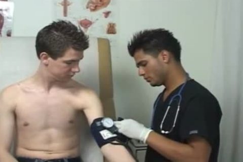 Doctor Jerks Off Patient's lengthy rod