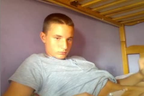 Serbian slutty lad, enormous ramrod And Smooth enormous butthole