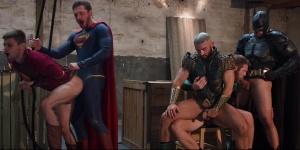 Just ramrod League : A gay XXX Parody - Colby Keller and Johnny Rapid anal Hump