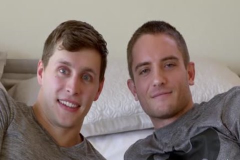 hirsute homo Otter Takes large Straight thick cock From Frat lad