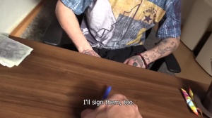 A tattoo artist with super pretty and sensitive dark hole