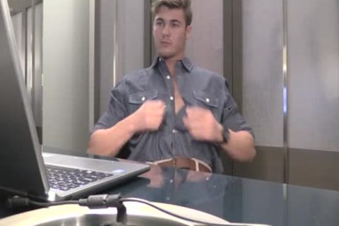 horny lad jerk off (cumshot)