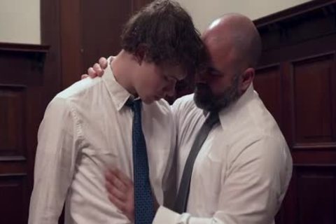 MormonBoyz - Burly Priest Fills A Missionary teens A-aperture