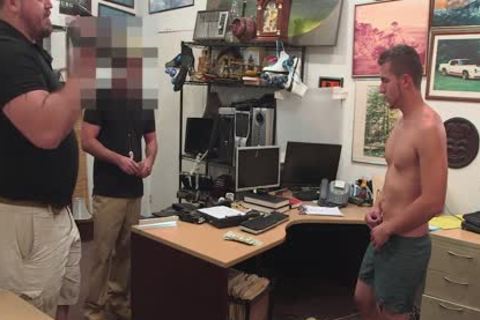 homo PAWN - young straight blonde lad Has homo three-some For Bail cash