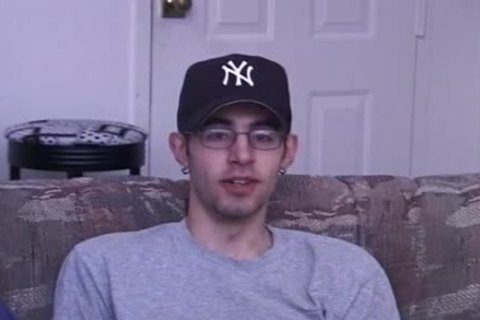 Nerdy twink gets His pretty butthole opening drilled
