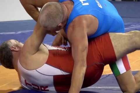 daddy males Wrestling, Two sweet Daddies Go At It