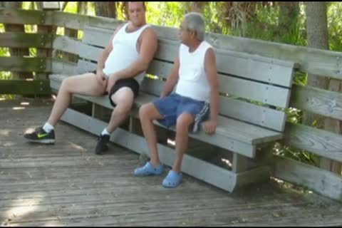 outdoors Scenes Where old man Sucks & acquires banged By chubby