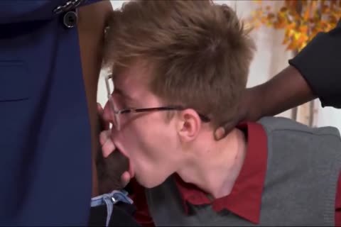 Young gay helps with sloppy fucking HD