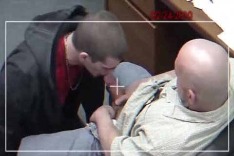 Officer enjoying big cock daddy