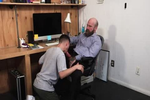 enormous penis hairy StepDad bangs His Stepson