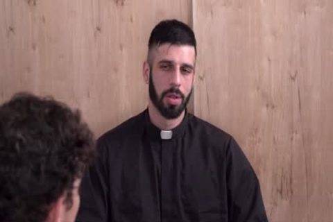 Nailing in company with super hot priest