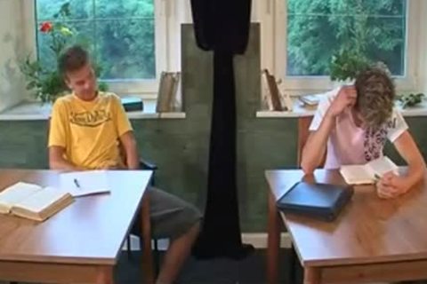 BB Sex In A Classroom And Facialcum