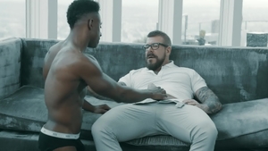 NoirMale - Hairy Liam Cyber fucked anal