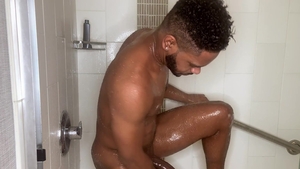 Black hair Jayden Jaxx masturbating