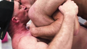 NextDoorStudios: Tattooed caucasian gay nudist rimming porn