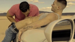 FetishMen - Young hitchhiker Casey Everett receives loud sex