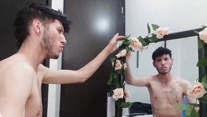 BarebackLatinoz - Skinny jerking uncut cock