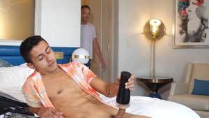 GayRoom: Trent Summers & Tyler Lakes bends to get fucked