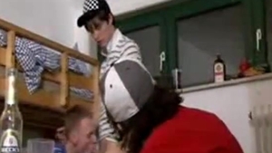 Party German Skater men On The Room