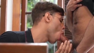 Latin stud Teacher nailed His Cuute Student Mercilessly