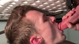 GayHub24.com - gigantic 10-Pounder At The gay Milking Table