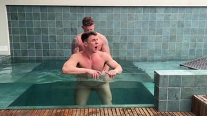 OF - TOM hammers VICTOR'S MUSCLE butthole - Tom Valentine & Victor Vivone