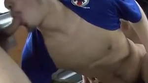 Japanese Soccer lad In Two Acts