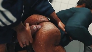 Football coach daddy - movie scene 4 (OVA): The Locker Room