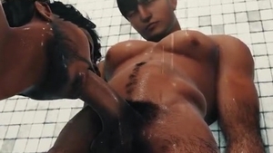 Football coach daddy - movie scene 4 (OVA): The Locker Room