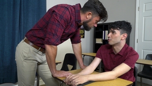 Bully Him: Older Prof Explores Young Twink's Body