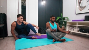 Men: Hairy Yoga Men Get It On