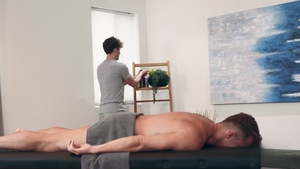 Sean Cody: Bottom's ecstatic climax with twink masseur