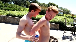Next Door Twink: Billy and Jackson Lick and Kiss
