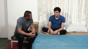 Family Dick: Son Gets Two Cocks without Knowing It