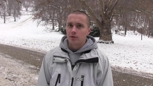 Czech Hunter: Buck Naked in a Snowy Wonderland