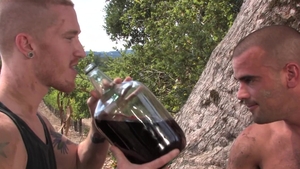 Fetish Force: Dripping Juice And Vino Between Lips