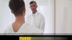 Missionary Boys: Pulsing Asshole Exposed by Silver Fox