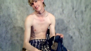 teensandtwinks: Stiff, Young Twink Tugs His Big Johnson