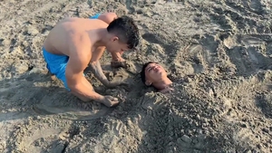 Coconut Lotion and Mitch's Handjob Fun