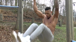 Muscle Showoff and Gym Session